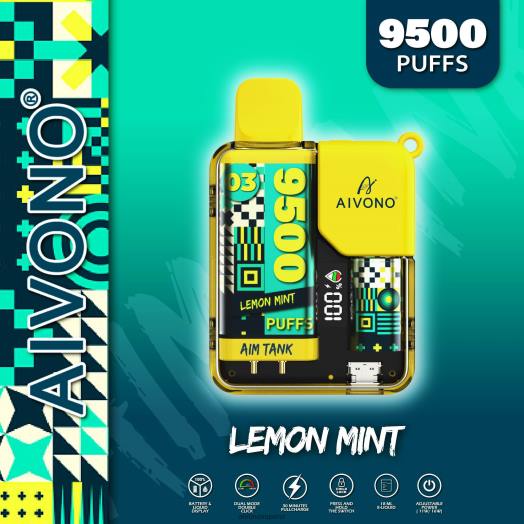 Lemon Mint Aivono AIM TANK 9500 V2D435 | Aivono Vape Price